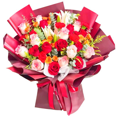 湘西22朵玫瑰百合，追求真爱幸福